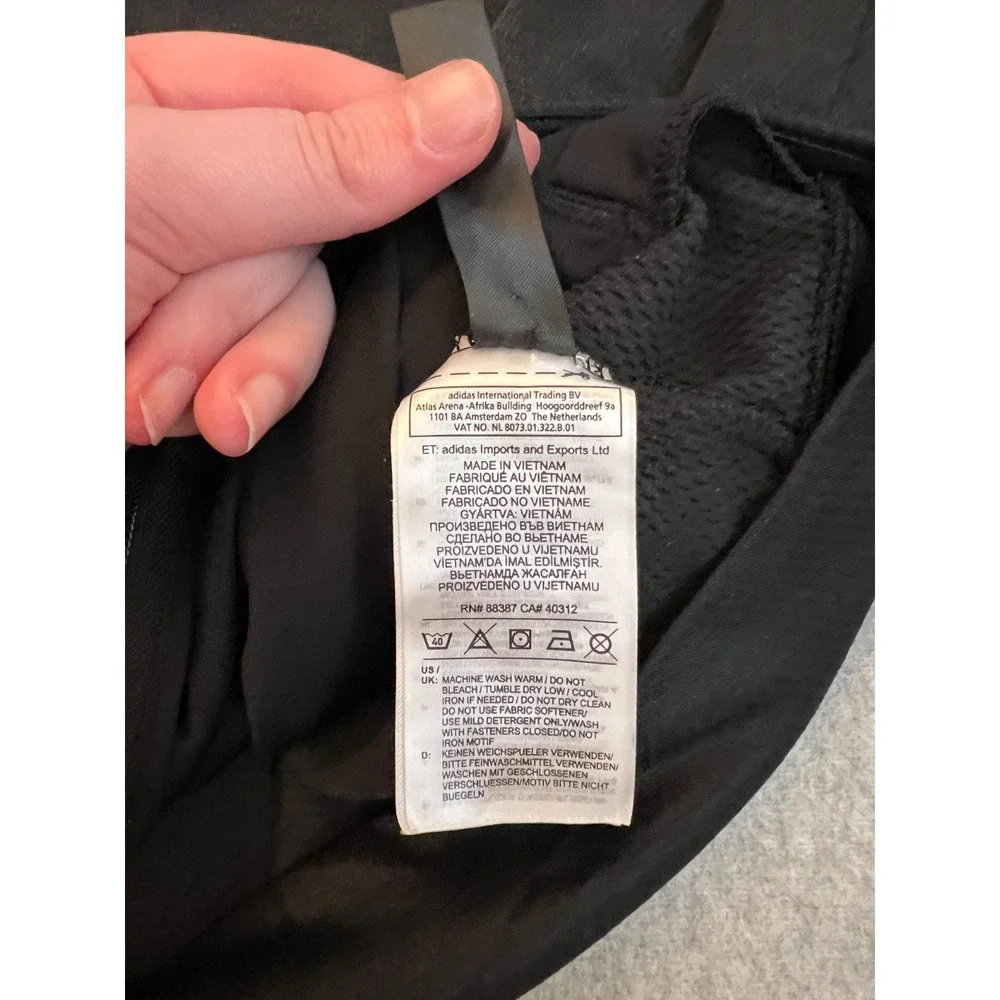 Adidas Texas Dragon Track Jacket Men's Medium Black Full‎ Zip Bomber Climalite